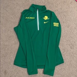 Oregon Nike Dri-Fit Half Zip